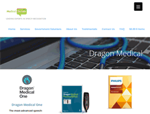 Tablet Screenshot of medicaldictate.com